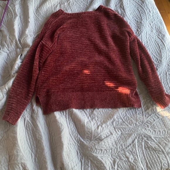 Womens Red/Velvet Long Sleeve - Picture 2 of 5